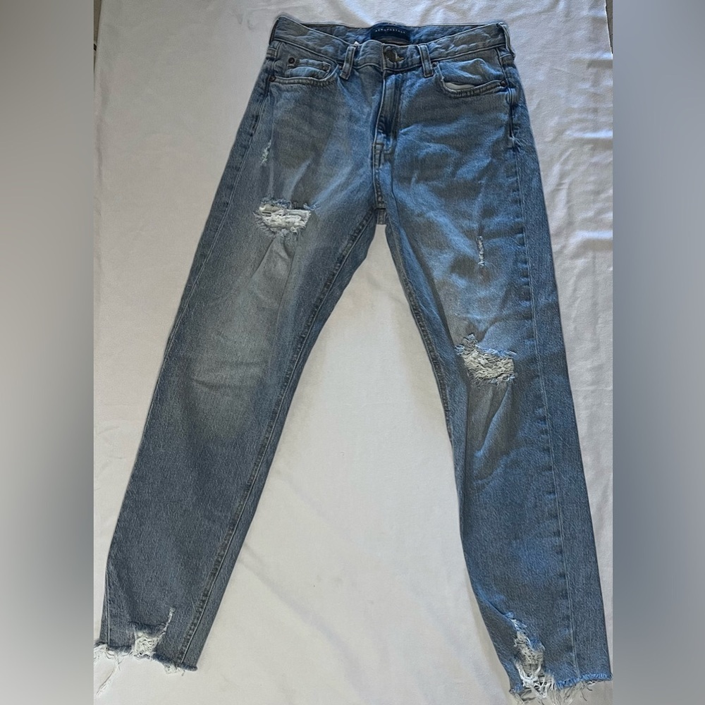 Aeropostale Light Blue Mom Jeans - Picture 7 of 8